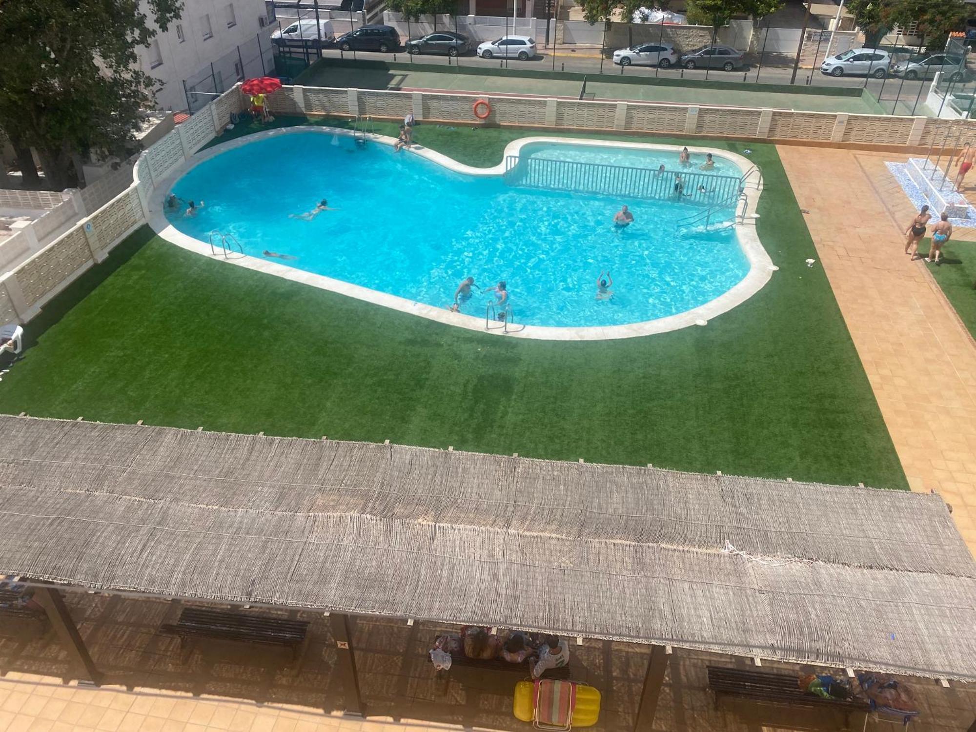 Apartamento 1ª Linea De Playa - Con Piscina Y Parking Playa de Gandia Екстер'єр фото