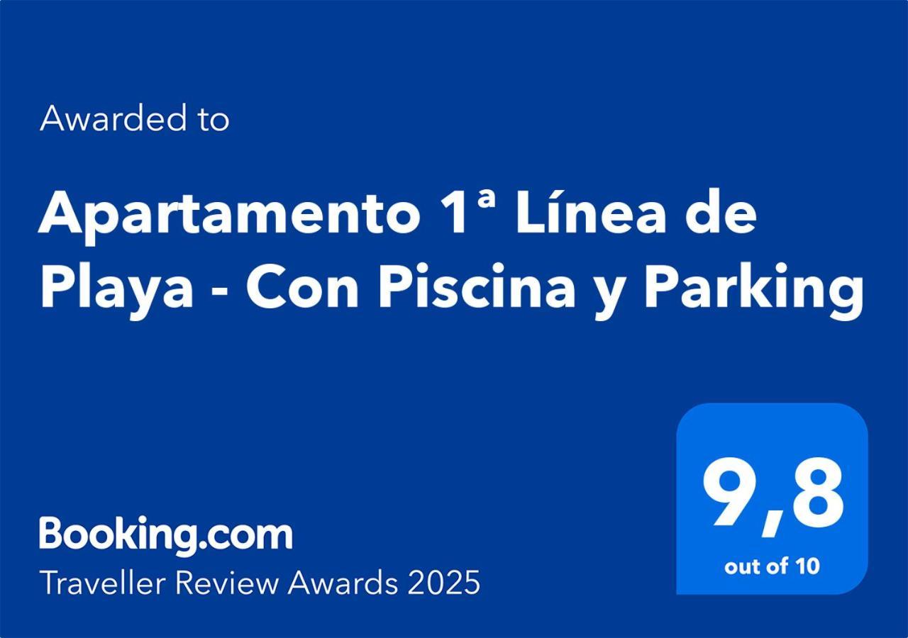 Apartamento 1ª Linea De Playa - Con Piscina Y Parking Playa de Gandia Екстер'єр фото